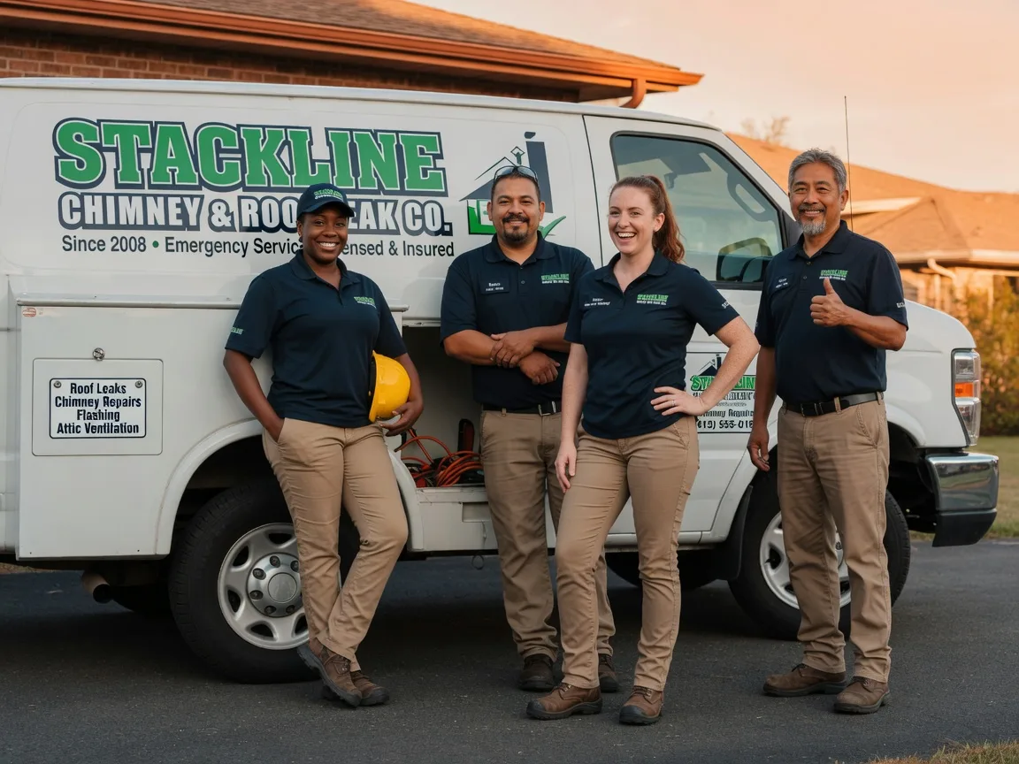 Chimney flashing repair company in Woodacre, CA
